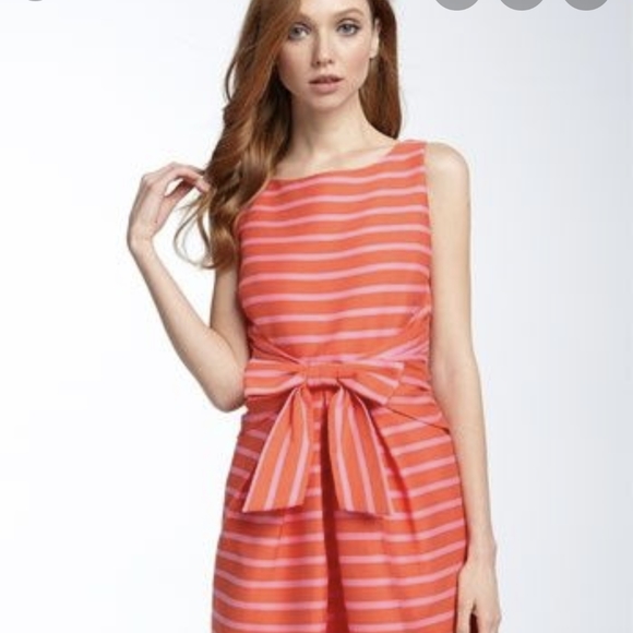 kate spade Dresses & Skirts - Kate Spade Jillian Pink Orange Bow Dress